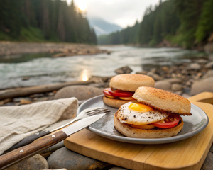 Downstream Eggs Benedict-Style Eggwiches