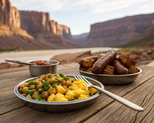 Phantom Ranch Morning Homefries & Eggs
