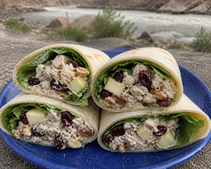 Cashew Chicken Salad Wraps