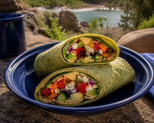 Veggie Wraps with Hummus