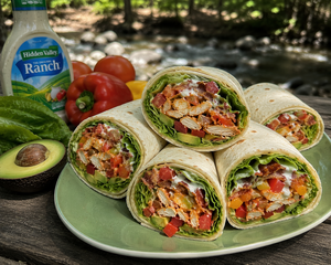 Buffalo Chicken Salad Wraps