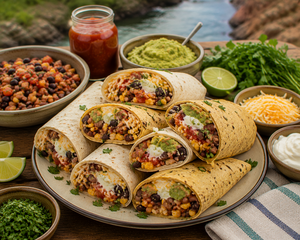 Mexi Bean & Cheese Wraps