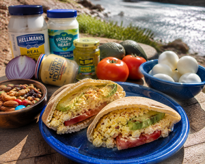 Egg Salad Pita Sandwiches