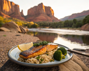 Desert Varnish Grilled Salmon