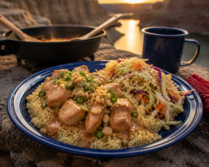  Thai Canyon Chicken with Couscous & Asian Slaw