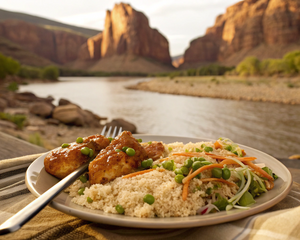  Thai Canyon Chicken with Couscous & Asian Slaw
