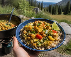 Salt Wash Vegetable Curry with Quinoa