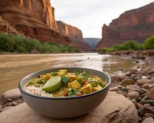 Salt Wash Vegetable Curry with Quinoa
