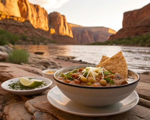White Chili with Quesadillas