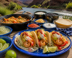 Elves Chasm Shrimp Tacos