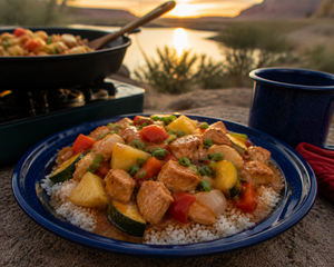 Sweet & Sour Chicken with Pineapple Rice