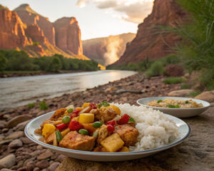Sweet & Sour Chicken with Pineapple Rice