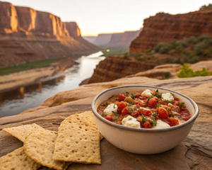 Tomato Mozzarella Bruschetta Dip