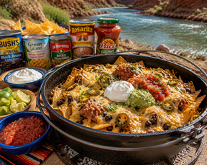 Dutch Oven Quesadilla Nachos (Dutch Oven)