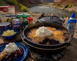 Dutch Oven Blackberry Cobbler (Dutch Oven)