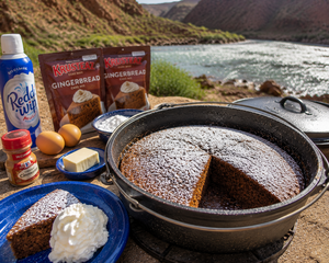 Dutch Oven Gingerbread Cake (Dutch Oven)