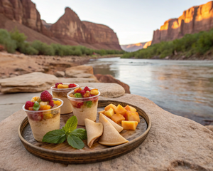 Fortune Cookie & Frozen Tropical Fruit Cups