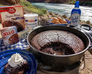 Dutch Oven Chocolate Lava Cake (Dutch Oven)