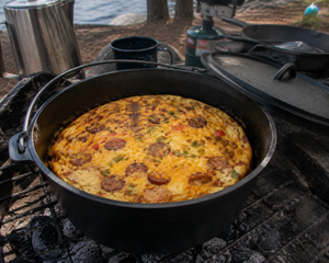 Camp Egg Frittata (Dutch Oven)