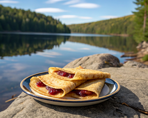Paddler's Crepes with Jam (Layover Day)