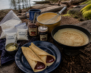 Paddler's Crepes with Jam (Layover Day)