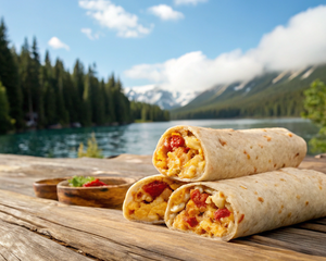 Fireside Breakfast Burritos