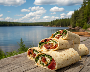 Bacon and Sun-Dried Tomato Wraps
