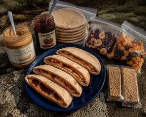 Peanut Butter and Jam Pitas