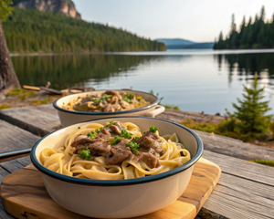 Woodland Mushroom Stroganoff