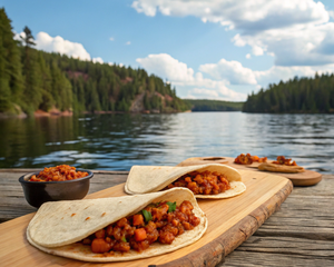 Lentil Sloppy Joes in Tortillas