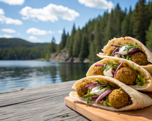 Falafel Pita Pockets (Layover Day)