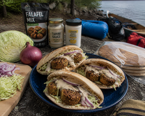 Falafel Pita Pockets (Layover Day)