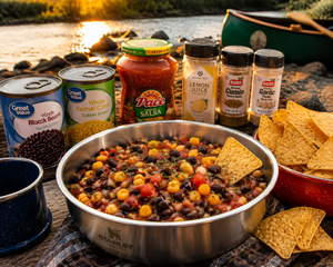 Black Bean and Corn Salsa with Chips