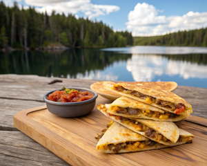 Refried Bean Quesadillas