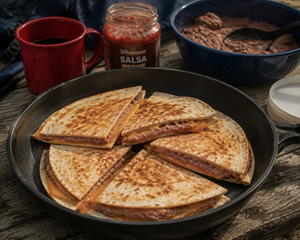 Refried Bean Quesadillas