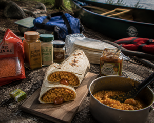 Lentil Dal Wraps
