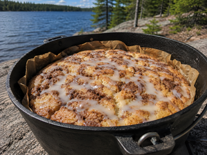 Cinnamon Roll Cake (Dutch Oven)