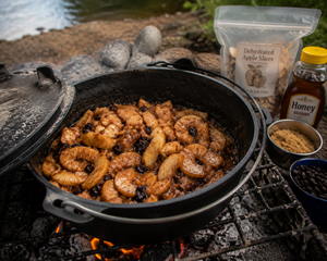 Campfire Baked Cinnamon Apples (Dutch Oven)