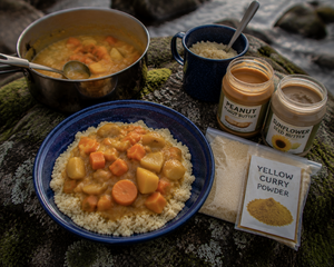 Peanut Stew with Couscous