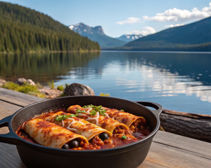 Dutch Oven Chicken Enchiladas (Dutch Oven)