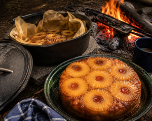 Dutch Oven Pineapple Upside-Down Cake (Dutch Oven)