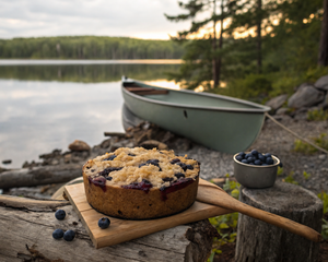 Dutch Oven Blueberry Buckle (Dutch Oven)