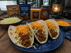 Dehydrated Taco Meat Tacos