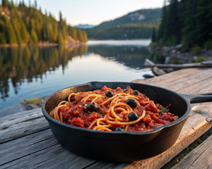 Campfire Puttanesca Pasta (Dutch Oven)