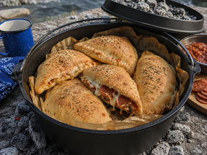 Dutch Oven Calzones (Dutch Oven)