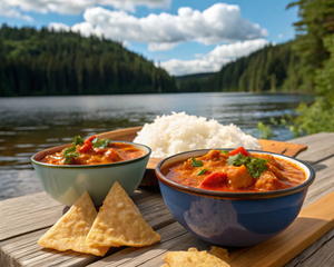 Red Thai Curry with Rice