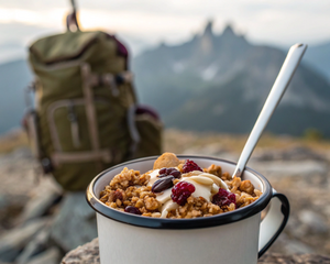Peanut Butter Granola with Dried Fruit