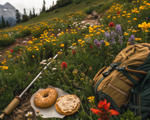 Peanut Butter and Honey Bagel