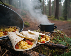 Scrambled Eggs with Salsa
