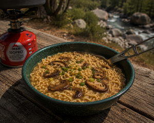 Instant Miso Soup with Ramen